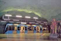   метро в швеции